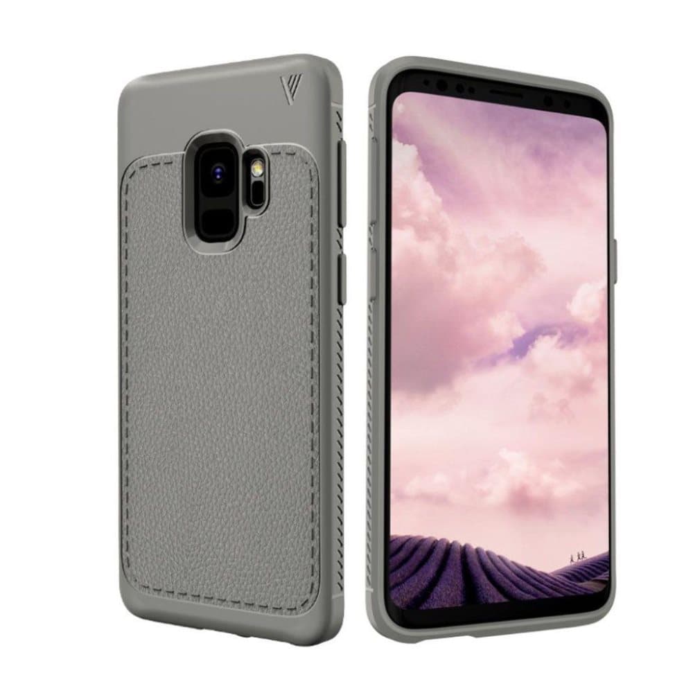 LENUO Samsung Galaxy S9 moderni suojakuori - Harmaa