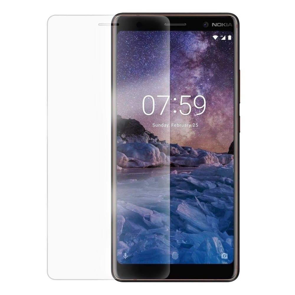 Nokia 7 plus Arc Edge skärmskydd i härdat glas explosionssäk