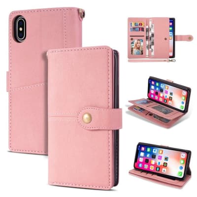 iPhone 9 Retro Tyylinen Monikäyttöinen Lompakko Suojakotelo