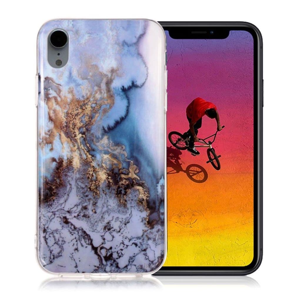 iPhone Xr beskyttelsesetui i silikone med printet kvalitets