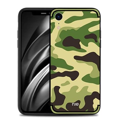 iPhone Xr NXE kamo kuvio pintainen hybriidi muovinen suojaku