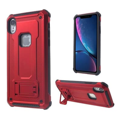 iPhone Xr kickstand combo case - Red