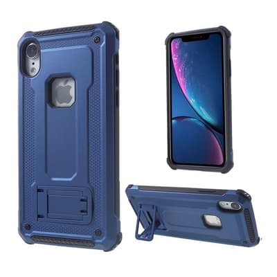 iPhone Xr kickstand combo case - Dark Blue