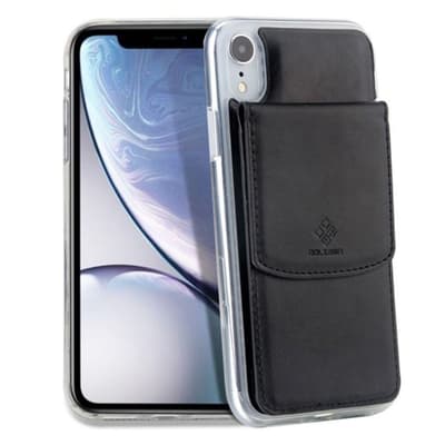 iPhone Xr magneettinen muovi ja synteetti nahka suojakuori i