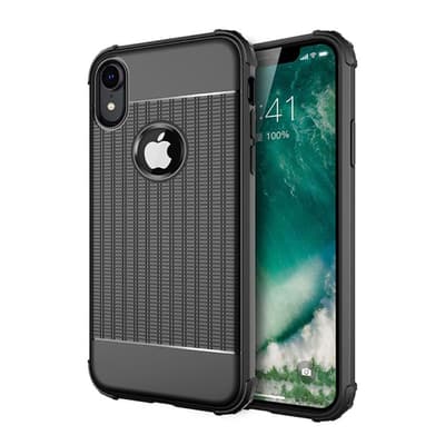 iPhone XS pudotuksen kestävä suojakotelo - Musta