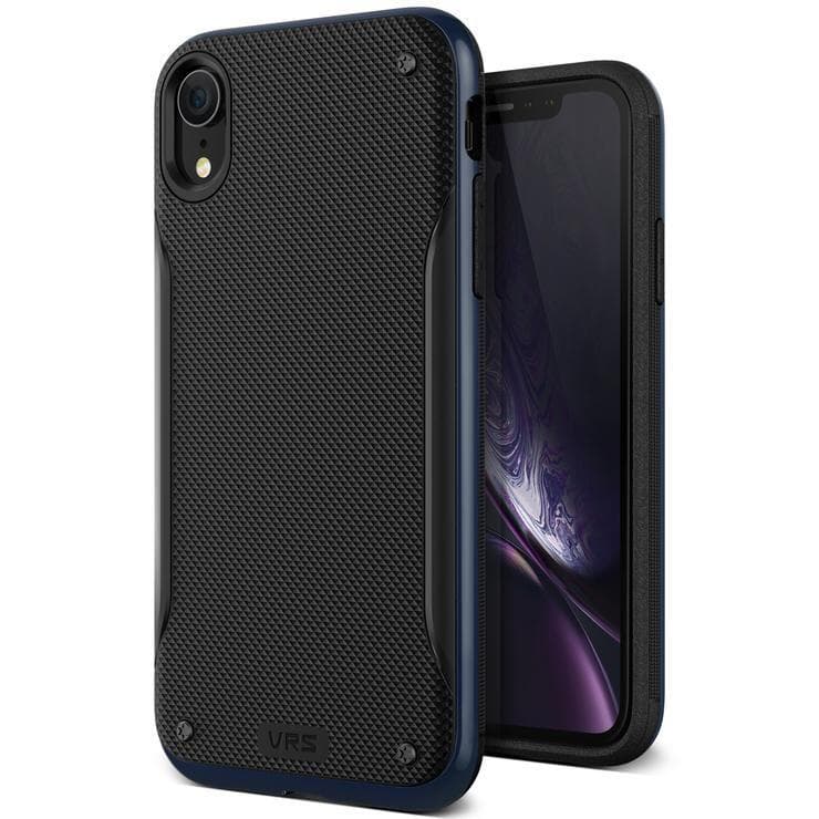 VRS Design iPhone XR High Pro Shield - Dybhavsblå