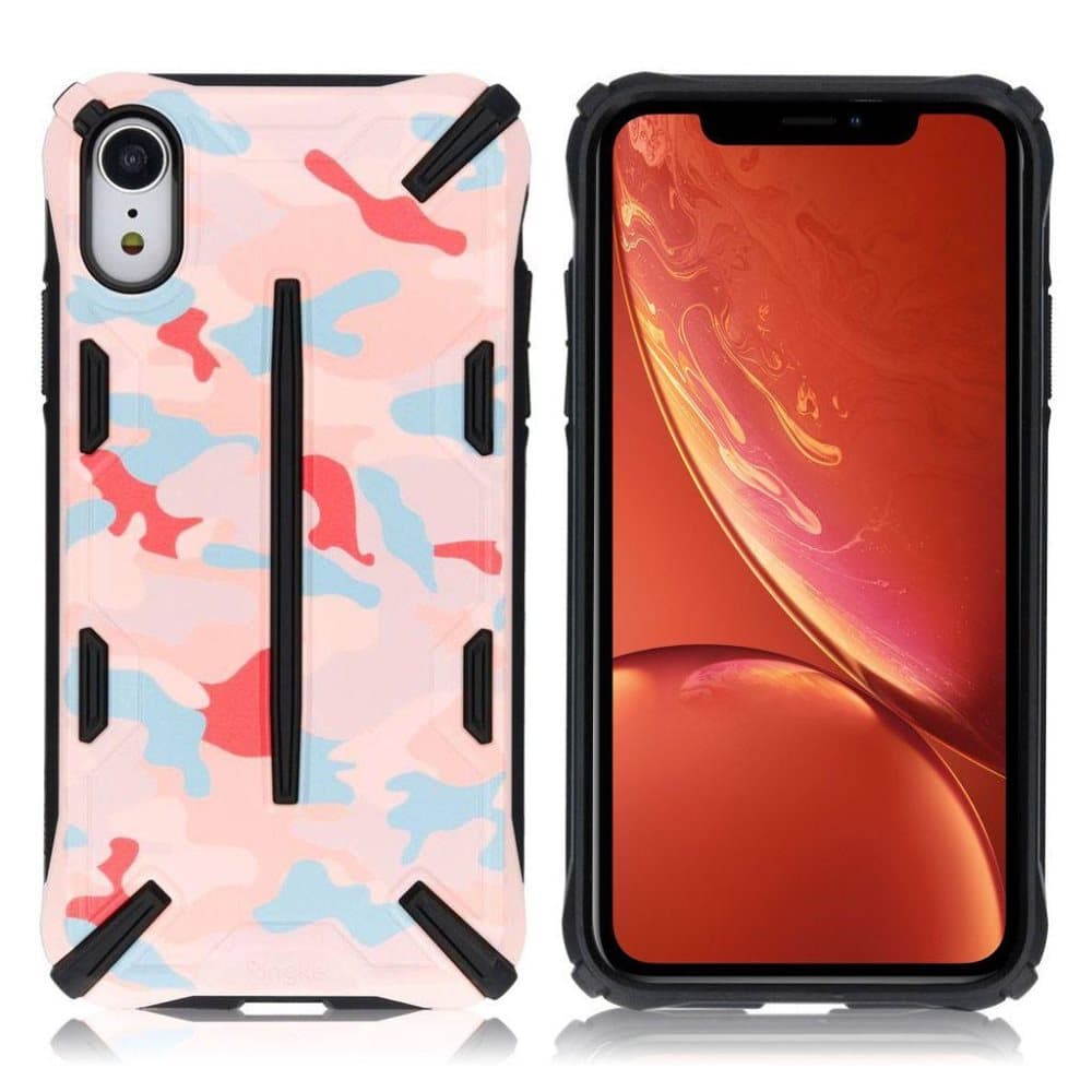 Ringke DUAL X til iPhone XR - Camo Pink