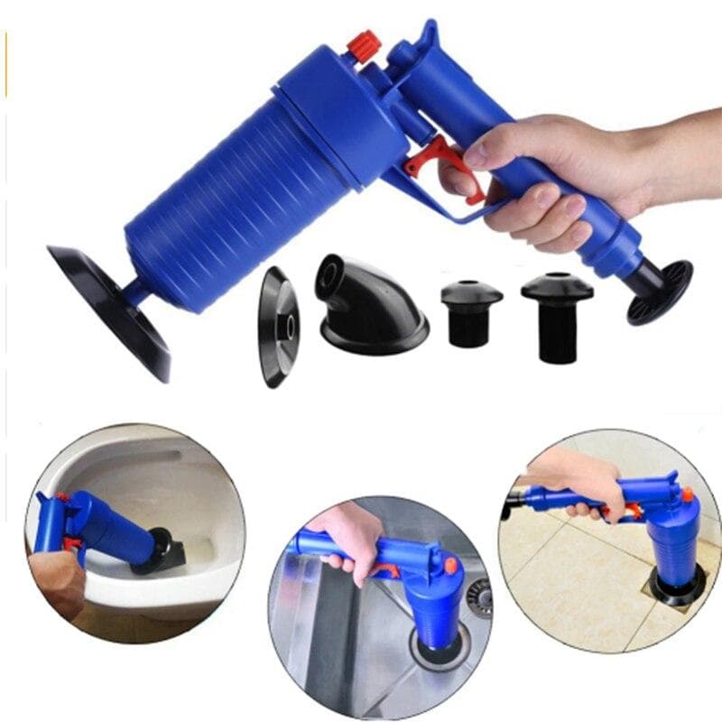 Avloppsrensare / Vaskrensare med Pump - Löser proppar i avlopp