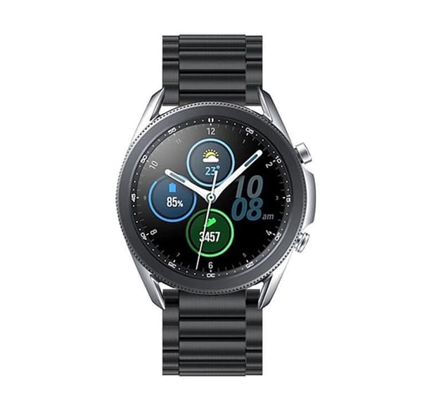 SKALO Link armbånd til Samsung Watch 3 41mm Sort