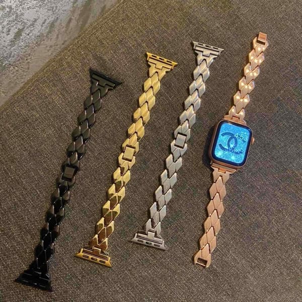 SKALO Metalarmbånd "Braided" Apple Watch Series 1-3 38mm