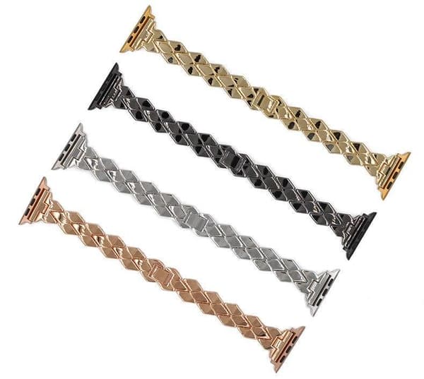 SKALO Metalarmbånd "Braided" Apple Watch Series 1-3 38mm