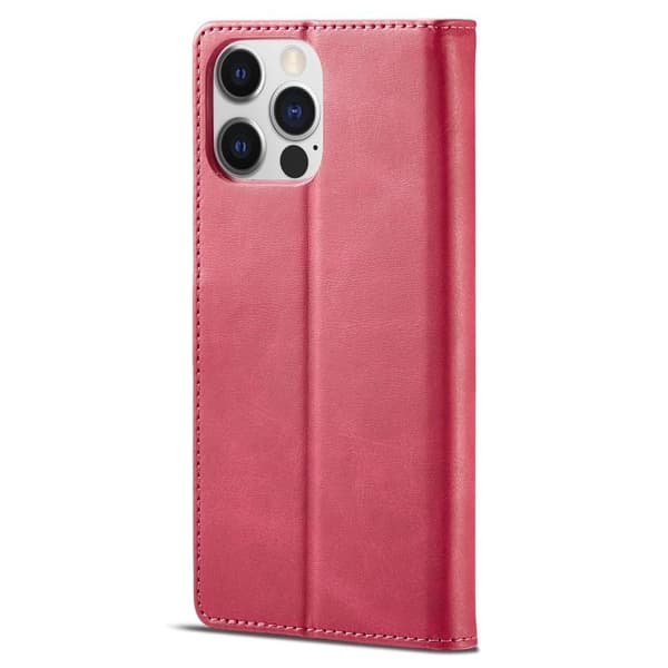 LC.IMEEKE Wallet Case till iPhone 15 Pro Max - Rosa