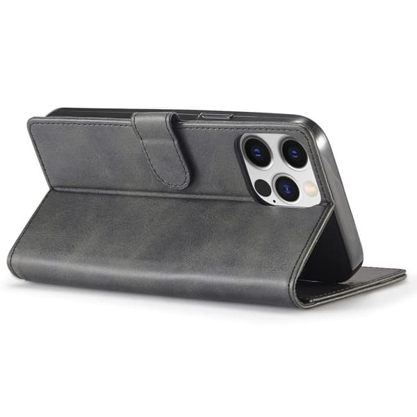 LC.IMEEKE Wallet Case till iPhone 15 Pro Max - Svart