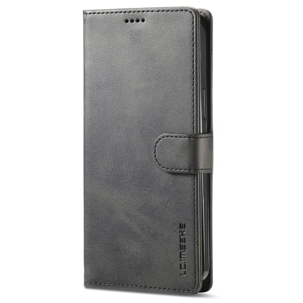 LC.IMEEKE Wallet Case till iPhone 15 Pro Max - Svart