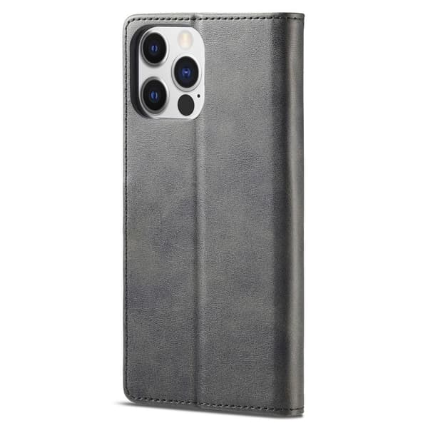 LC.IMEEKE Wallet Case till iPhone 15 Pro Max - Svart