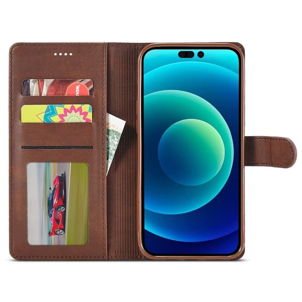LC.IMEEKE Wallet Stand Etui til iPhone 15 Plus