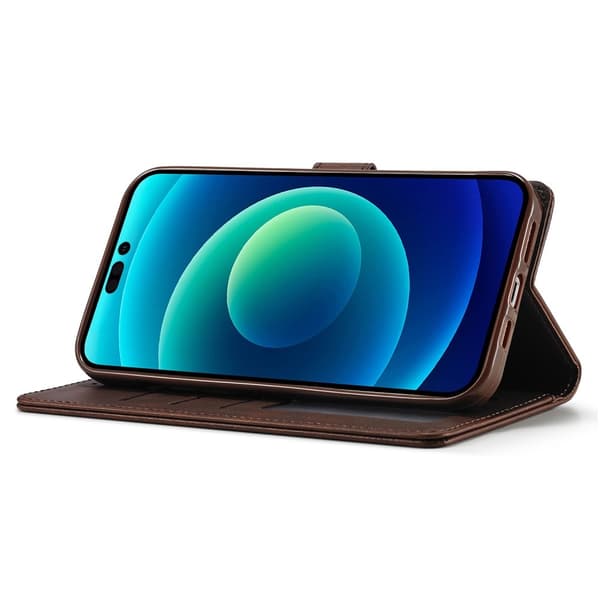 LC.IMEEKE Wallet Stand Etui til iPhone 15 Plus