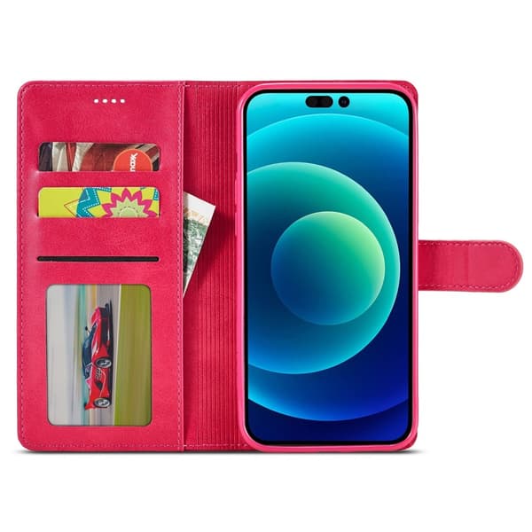 LC.IMEEKE Wallet Stand Etui til iPhone 15 Plus