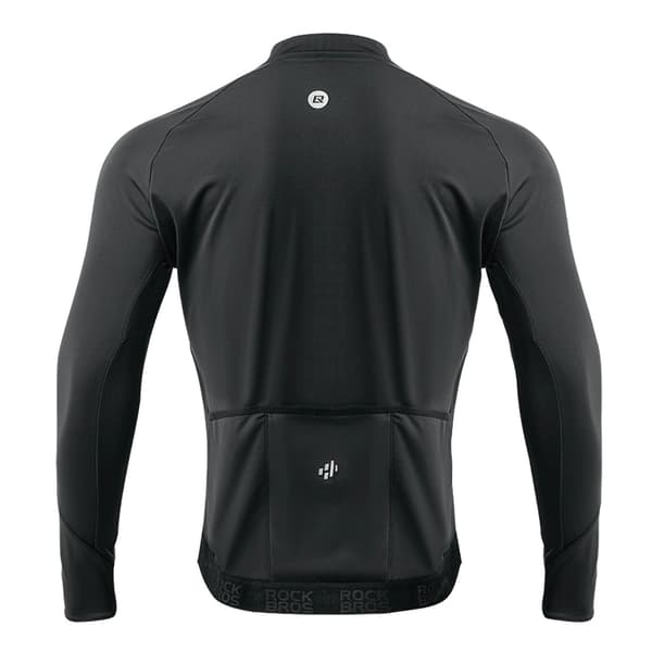 Rockbros Långärmad Cykeltröja Höst/Vinter XXL - Svart