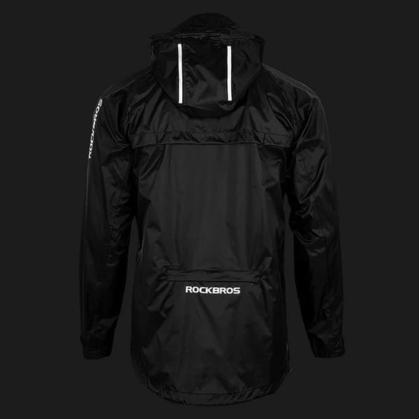Rockbros Ventilerande Vindtät Regnjacka XXXXL - Svart