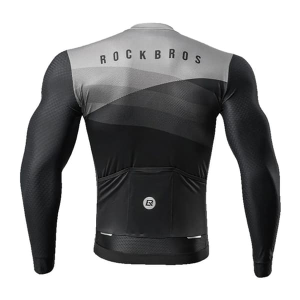 Rockbros Cykeltröja Långärmad Vår/Sommar XL - Svart