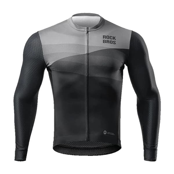 Rockbros Cykeltröja Långärmad Vår/Sommar XL - Svart