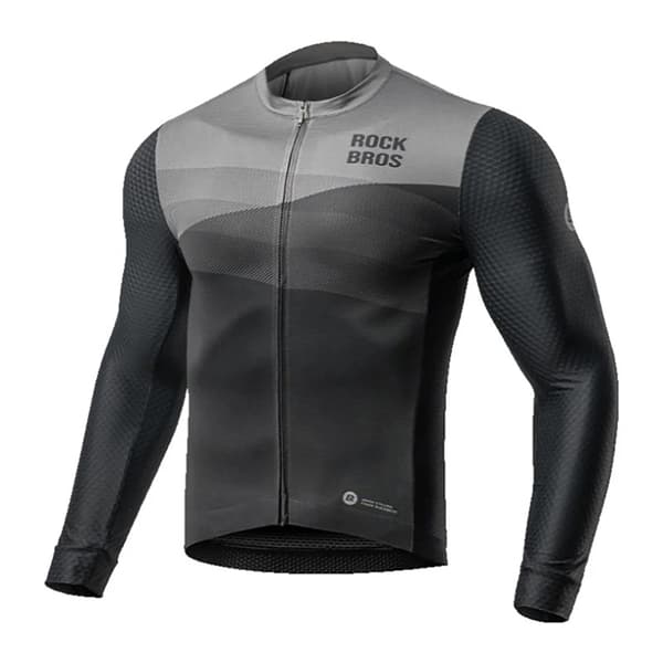 Rockbros Cykeltröja Långärmad Vår/Sommar XL - Svart