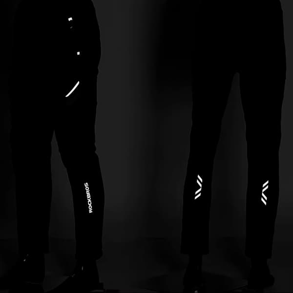 Rockbros Patrol Cykling Vindtäta Sportbyxor Storlek M - Svart
