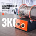 Miniatyrbild 5 av 8: 45W 3kg roterande trumma smycken polermaskin, 5 hastighetsjustering, 10-60 minuter timer, stor kapacitet, kraftfull prestanda
