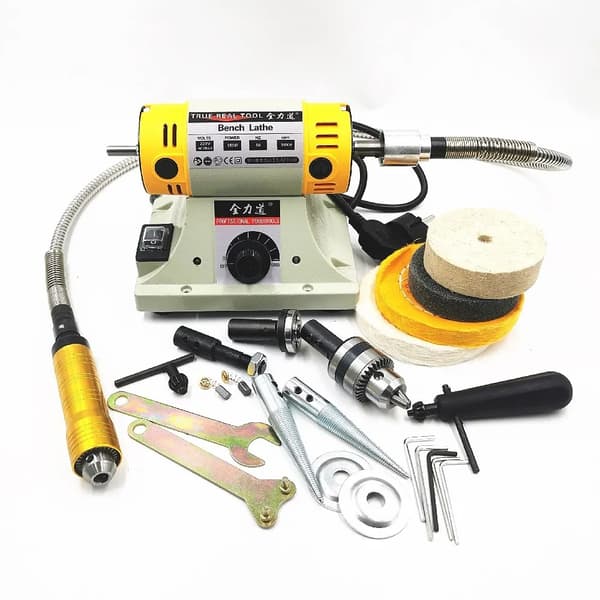 220V 350W elektrisk polermaskin med 0,4-6,5 mm flexibelt axelrör, motorslip med kompletta tillbehör, lätt att använda