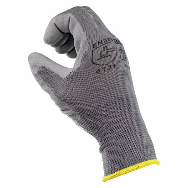 Unisex arbejdshandsker med PU-bel?gning 10 par str. M (8) Bituxx