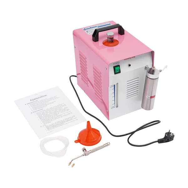 Poleringsmaskine, Høj gasudgang 60L/H, Flamme temperatur 5072°F,Lyserød, EU