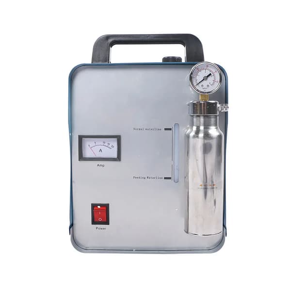 Akryl Poleringsmaskine, 95L/H Gasproduktion, Bærbart Design,Sølv, EU