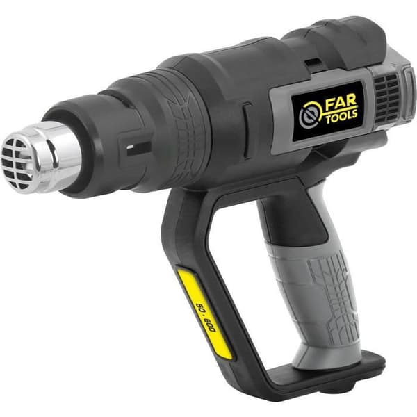 FARTOOLS DT 2000 Varmepistol - 2000W - 3 Hastigheder - 6 Tilbehør