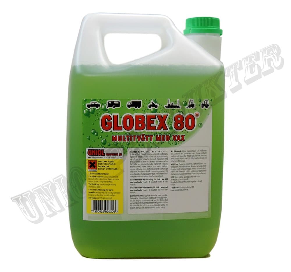 Globex 80® Multitvätt med vax 5 liter