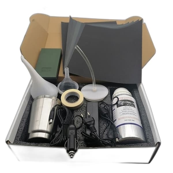 Autojen Ajovalojen Kiillotussetti - Kunnostus, Kiillotus, Puhdistus, Naarmuuntumaton Hydrofobinen Korjaus carton set kit
