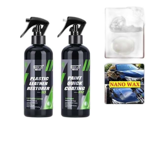 Autojen Nahkasisustuksen Kunnostusneste - 300ML Uudistaja Korjauspinnoite Vaha