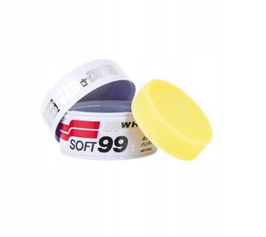 Soft99 White Soft Wax vax för ljusa lacker Bilvax