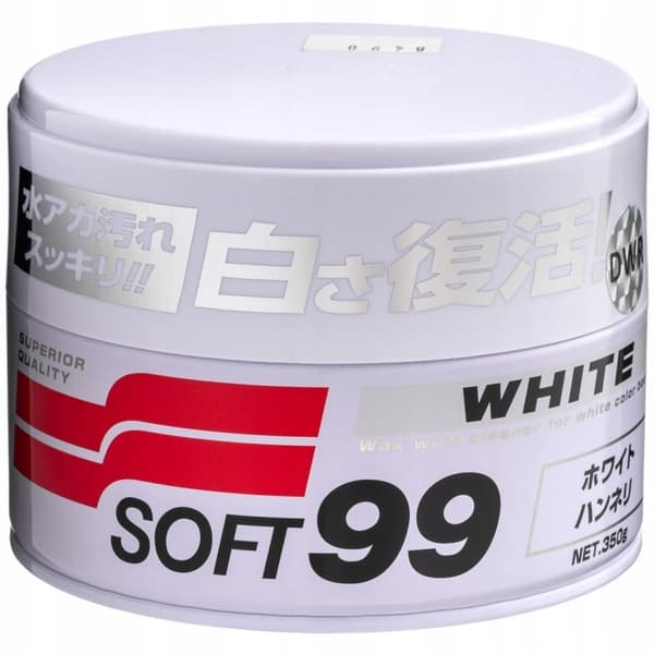 Soft99 White Soft Wax vax för ljusa lacker Bilvax