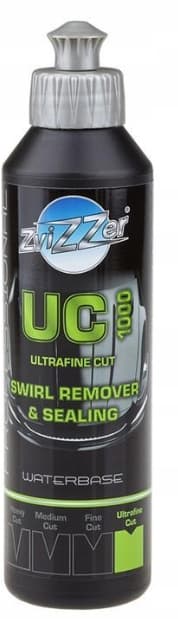 Zvizzer UC1000 Ultrafine Cut Green 250ml polerpasta för avslutande bearbetning
