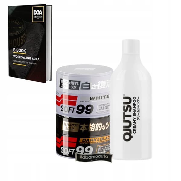 Soft99 2x AUTOVAAHTO CARNAUBALLA TUMMILLE JA VALEILLE VÄREILLE SHAMPOO