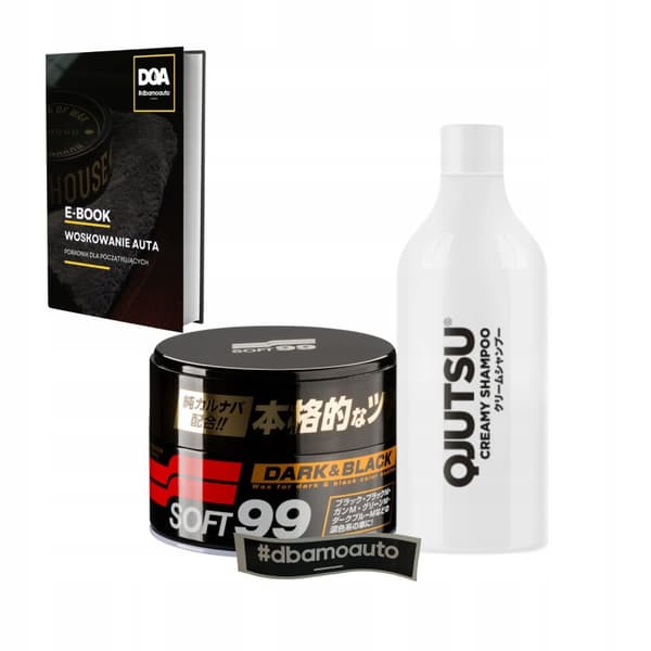Soft99 SÆT TIL VOKS OG POLERING AF BIL VOKS MED CARNAUBA SHAMPOO 750 ml