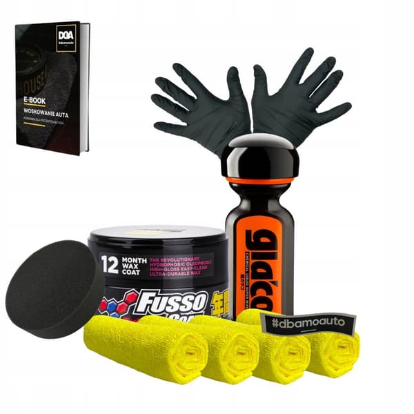 Bilvax SOFT99 FUSSO 12 månader + Glaco osynlig vindrutetorkare