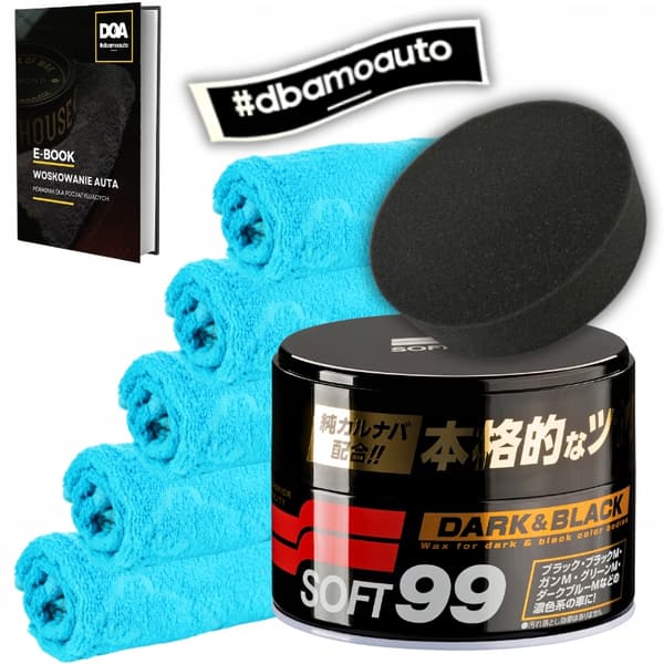 Soft99 Dark & Black Wax autovaha tummalle maalille 300g