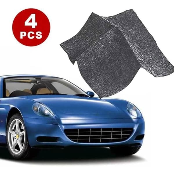 Nano Sparkle Cloth, Nano Sparkle Cloth för borttagning av bilrepor 4 st, Polyva Car Scratch Remover