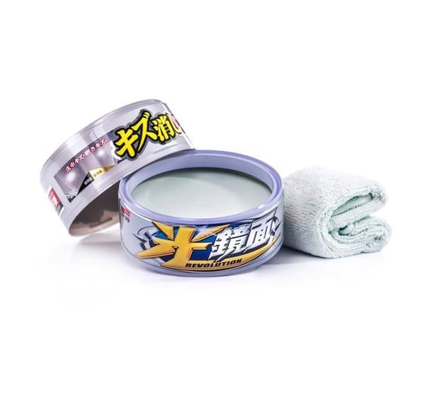 Soft99 - 5761-uniw - Ny Scratch Clear Wax Ljus arbete för ljusa och metalllackar 200g universell