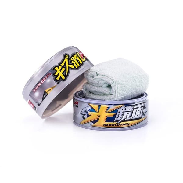 Soft99 - 5761-uniw - Ny Scratch Clear Wax Ljus arbete för ljusa och metalllackar 200g universell