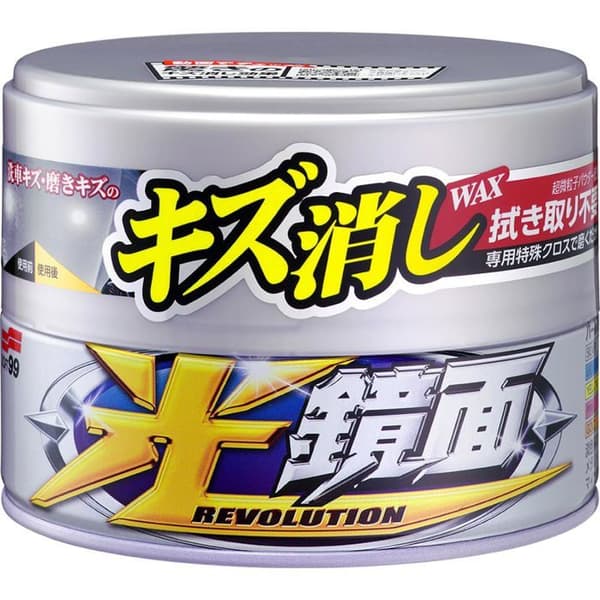 Soft99 - 5761-uniw - Ny Scratch Clear Wax Ljus arbete för ljusa och metalllackar 200g universell