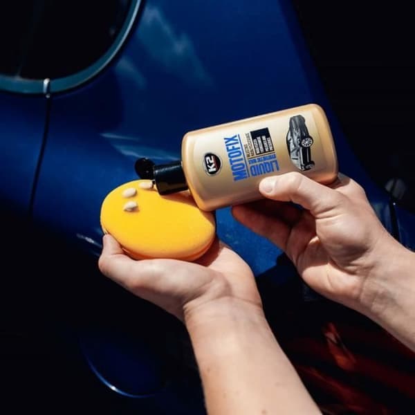 K2 PRO poleringsmjölk med syntetiskt vax - flaska 250 ml - bilrengöring - detailing