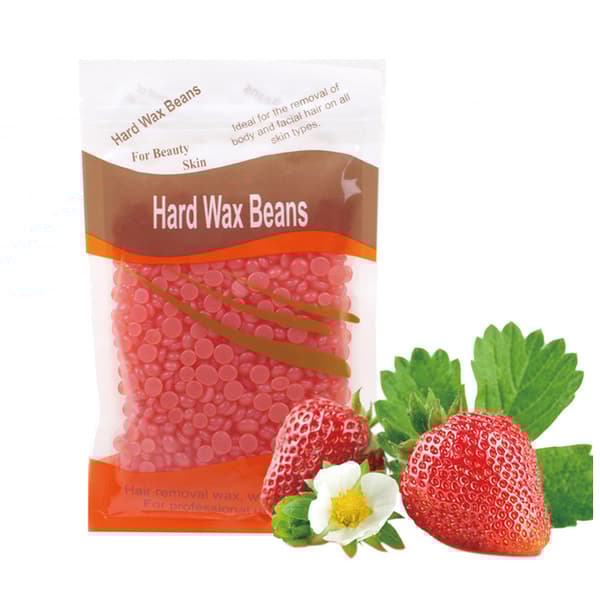 Rød hård hårfjerningsvoks "Morning Strawberry" 100g
